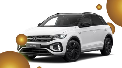 Witte Volkswagen T-Roc