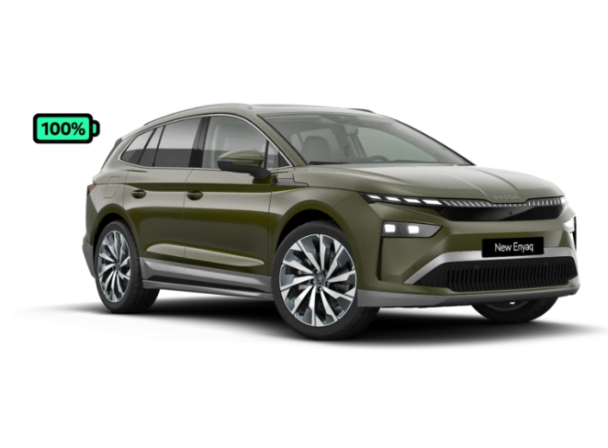 Verellen Geel Skoda Enyaq groen