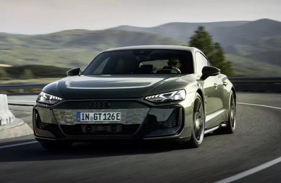 Audi s e-tron gt voorkant