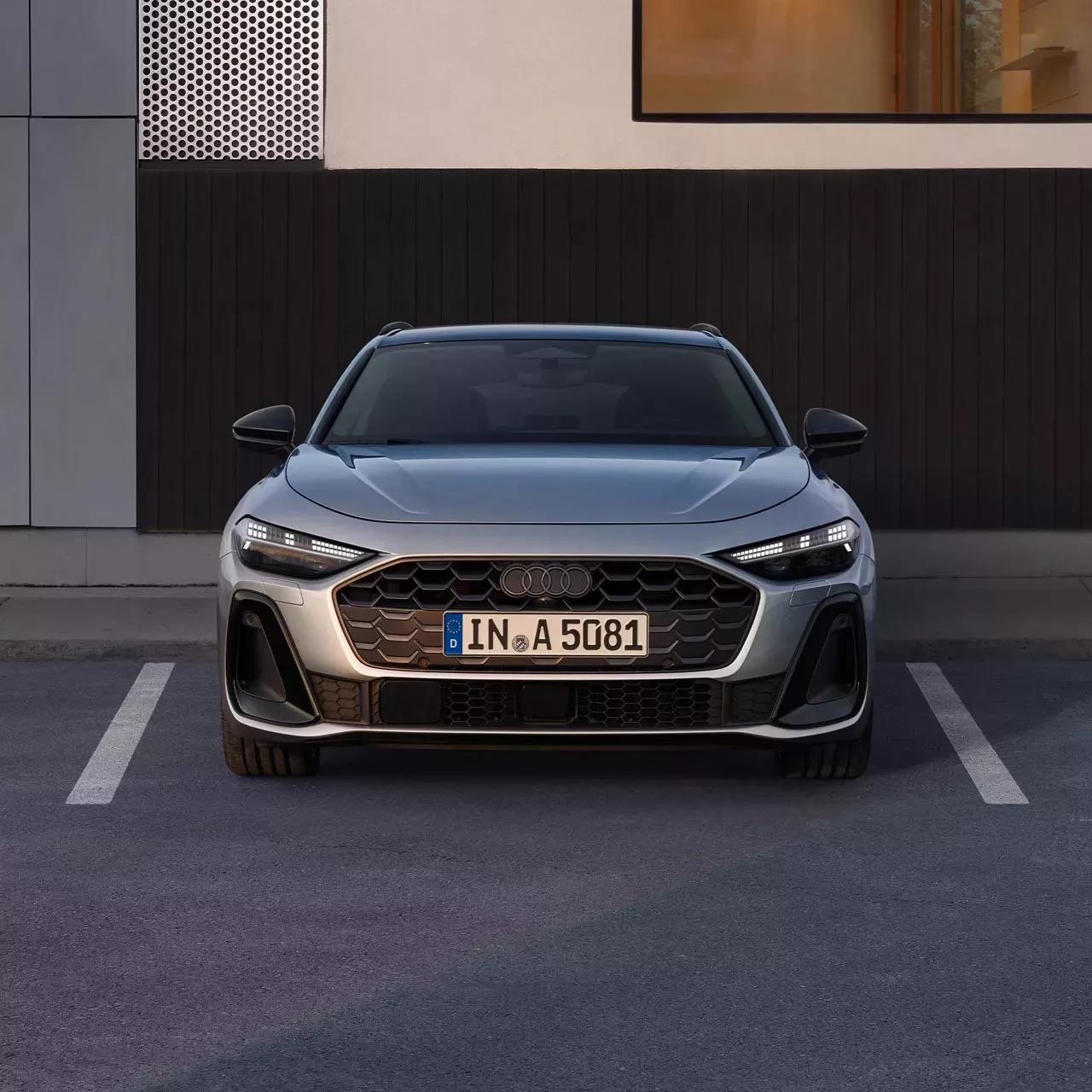 Audi A5 Avant grijs voorkant