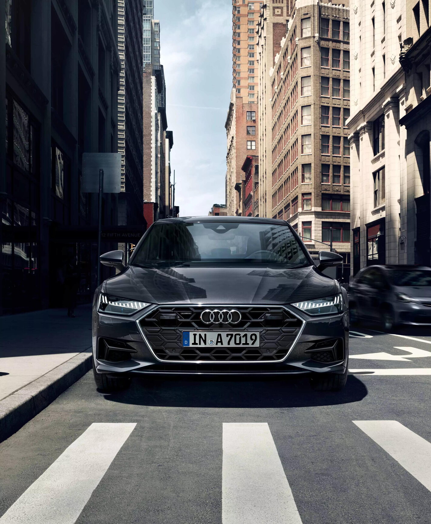 audi a7 sportback voorkant zwart