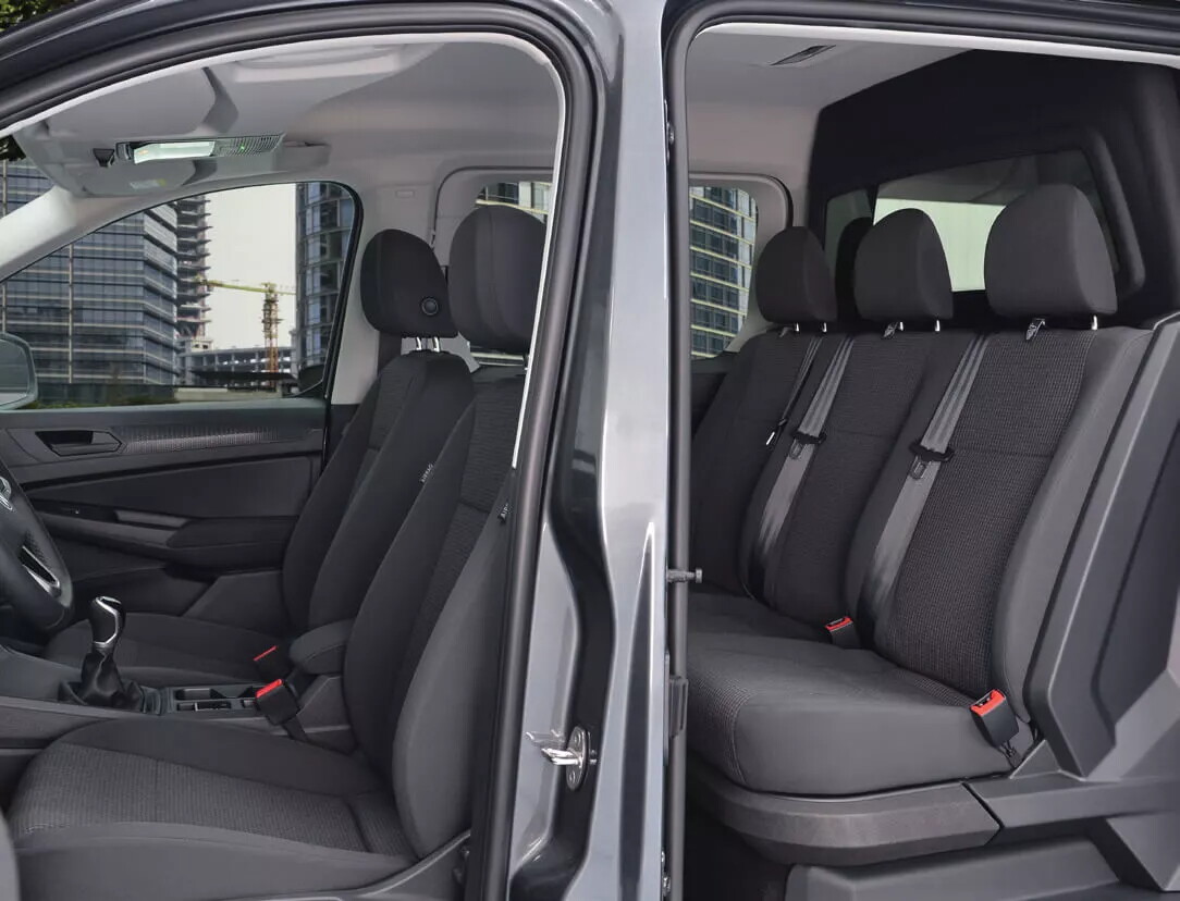 caddy cargo dubbele cabine interieur