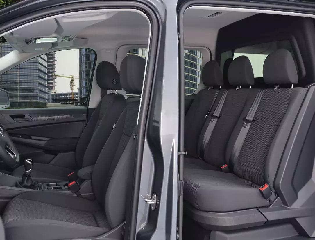 caddy cargo dubbele cabine interieur