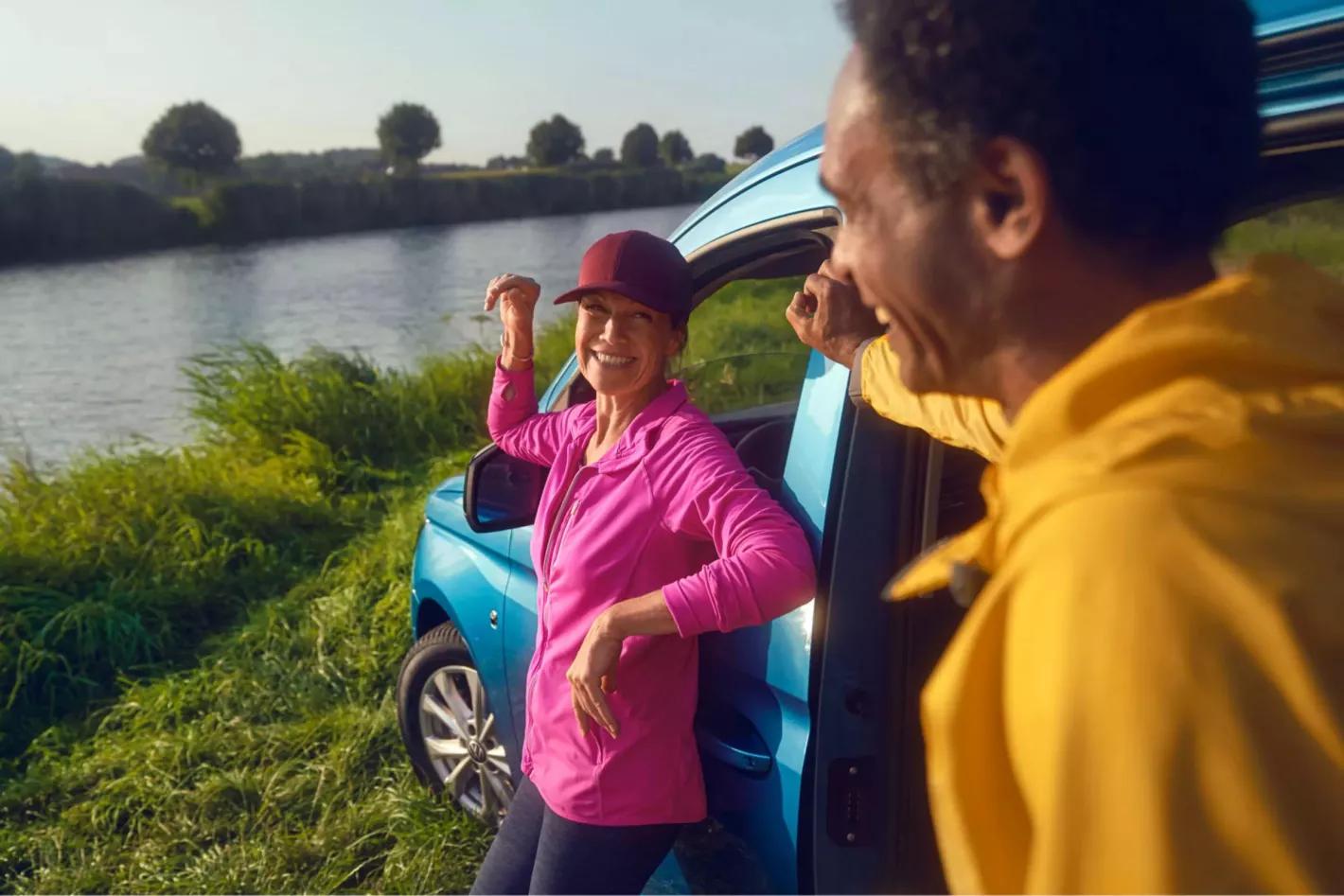 Volkswagen Caddy aan het water