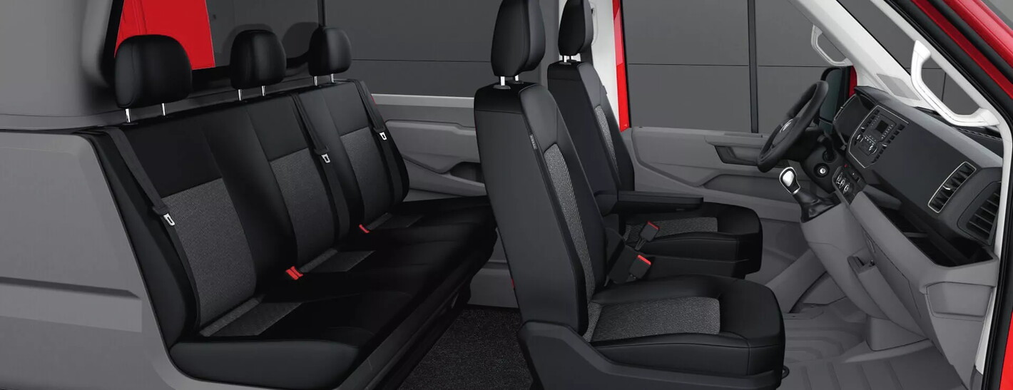 Volkswagen crafter Dubbele cabine interieur