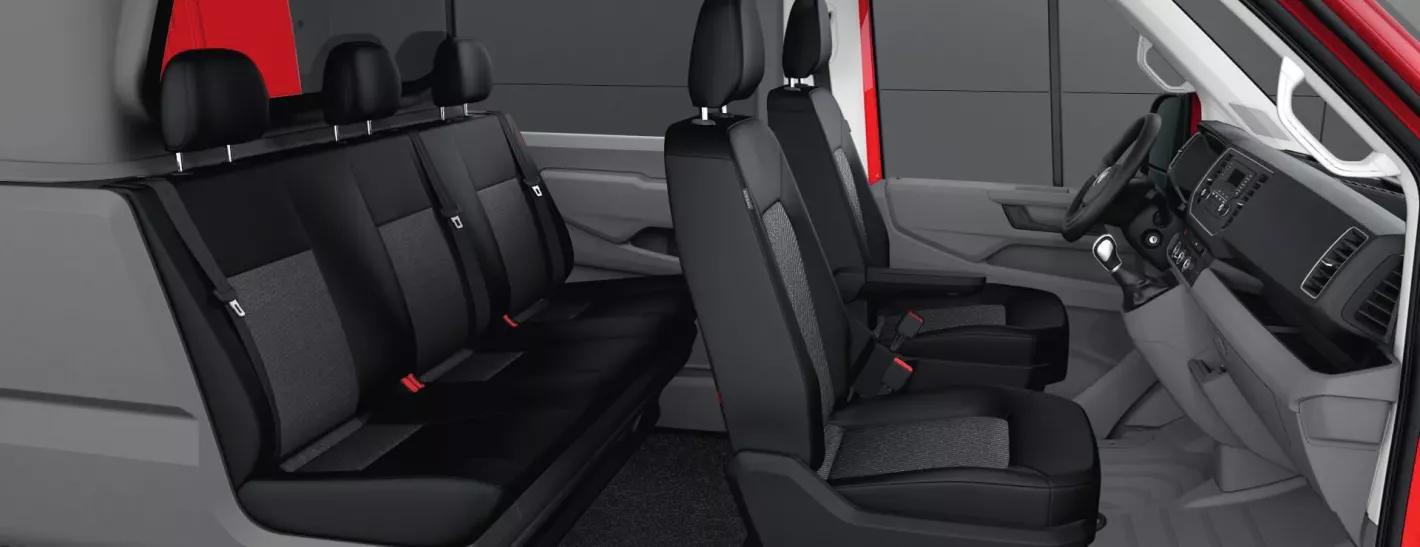Volkswagen crafter Dubbele cabine interieur
