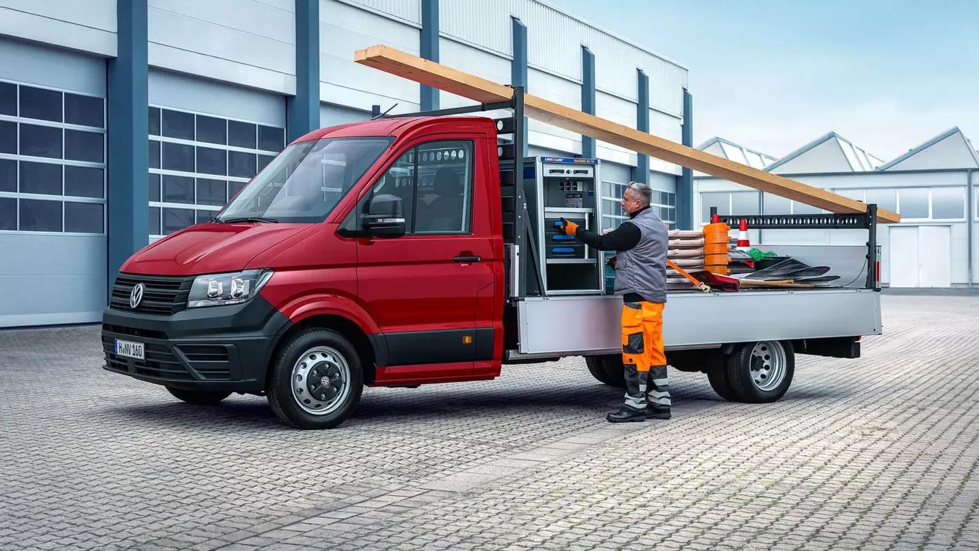 Volkswagen Chassis met bak