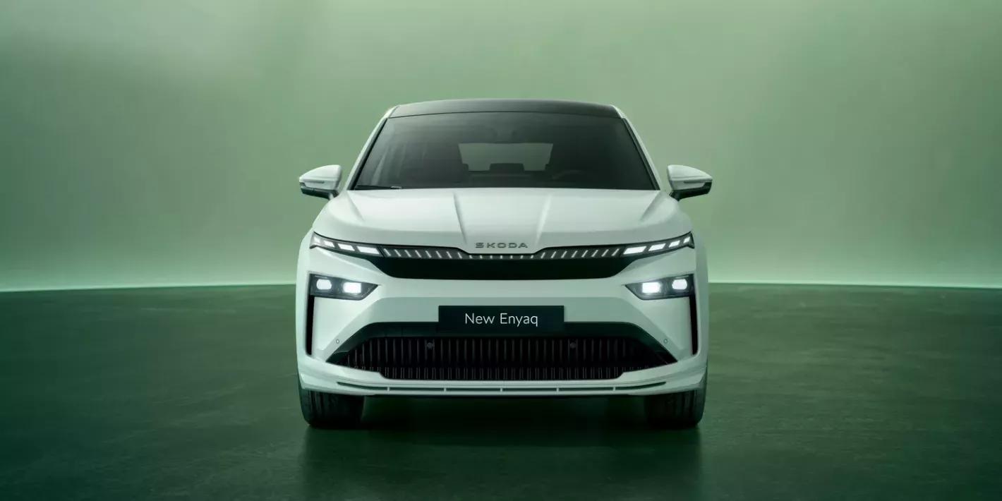 Skoda Enyaq coupé exterieur voorkant