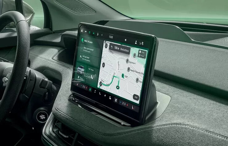 skoda enyaq coupé infotainment