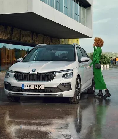 Skoda Kamiq wit exterieur voorkant