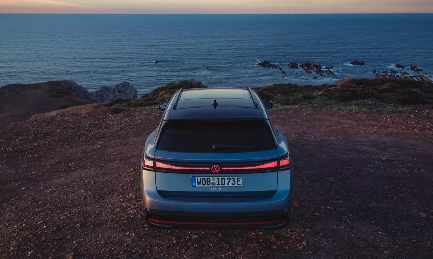 Achterkant Volkswagen ID.7 Tourer