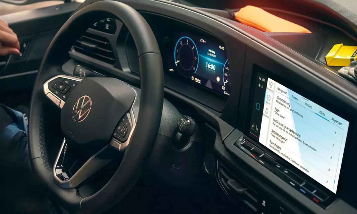 Caddy Cargo dashboard