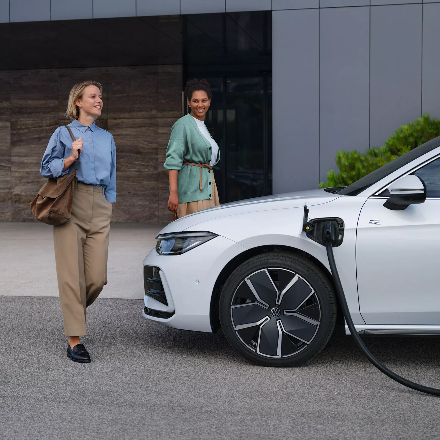 Witte Volkswagen Passat