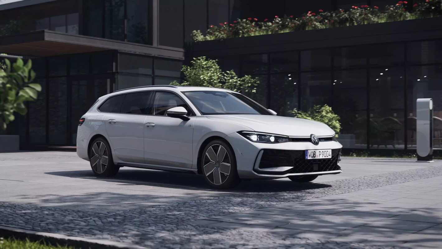 Witte Volkswagen Passat