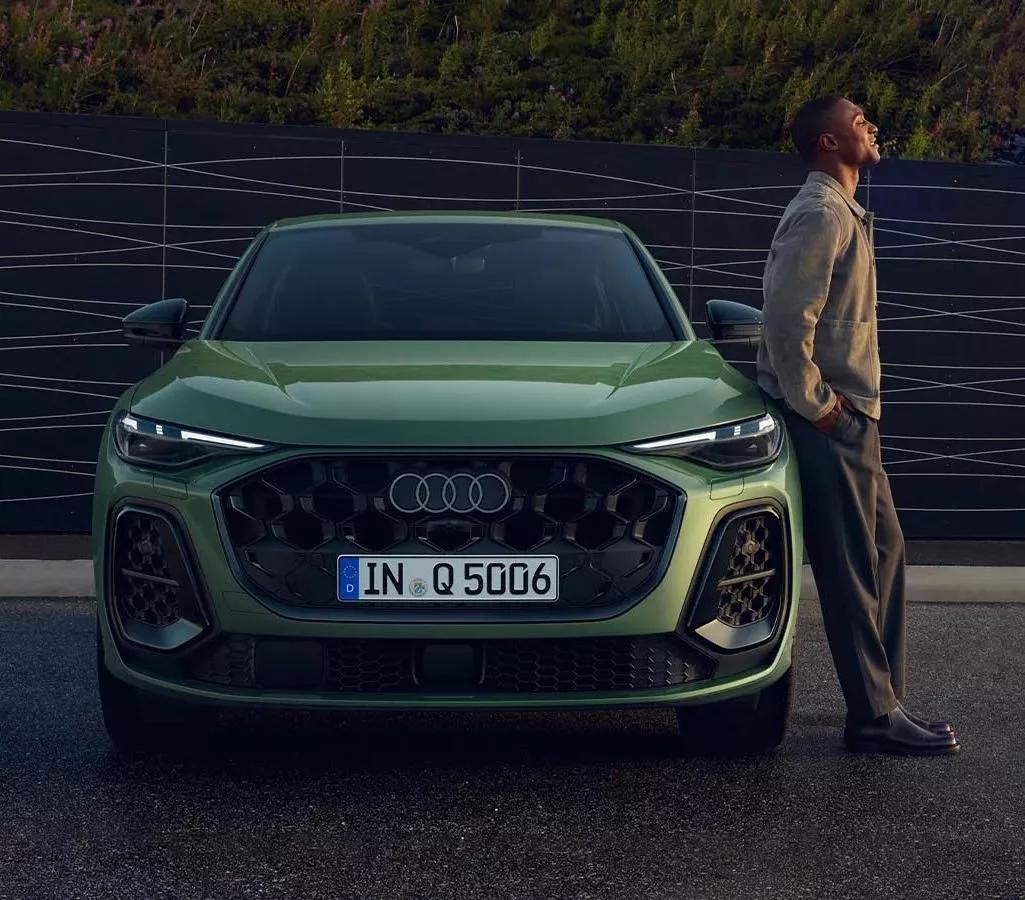 Audi Q5 groen voorkant