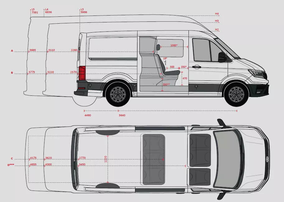 Volkswagen Crafter Dubbele Cabine