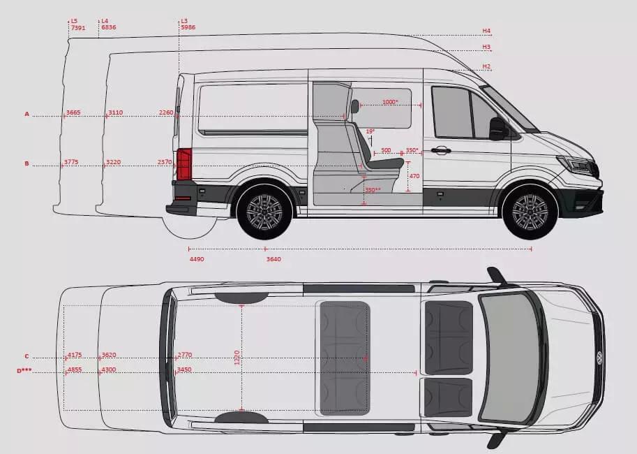 Volkswagen Crafter Dubbele Cabine