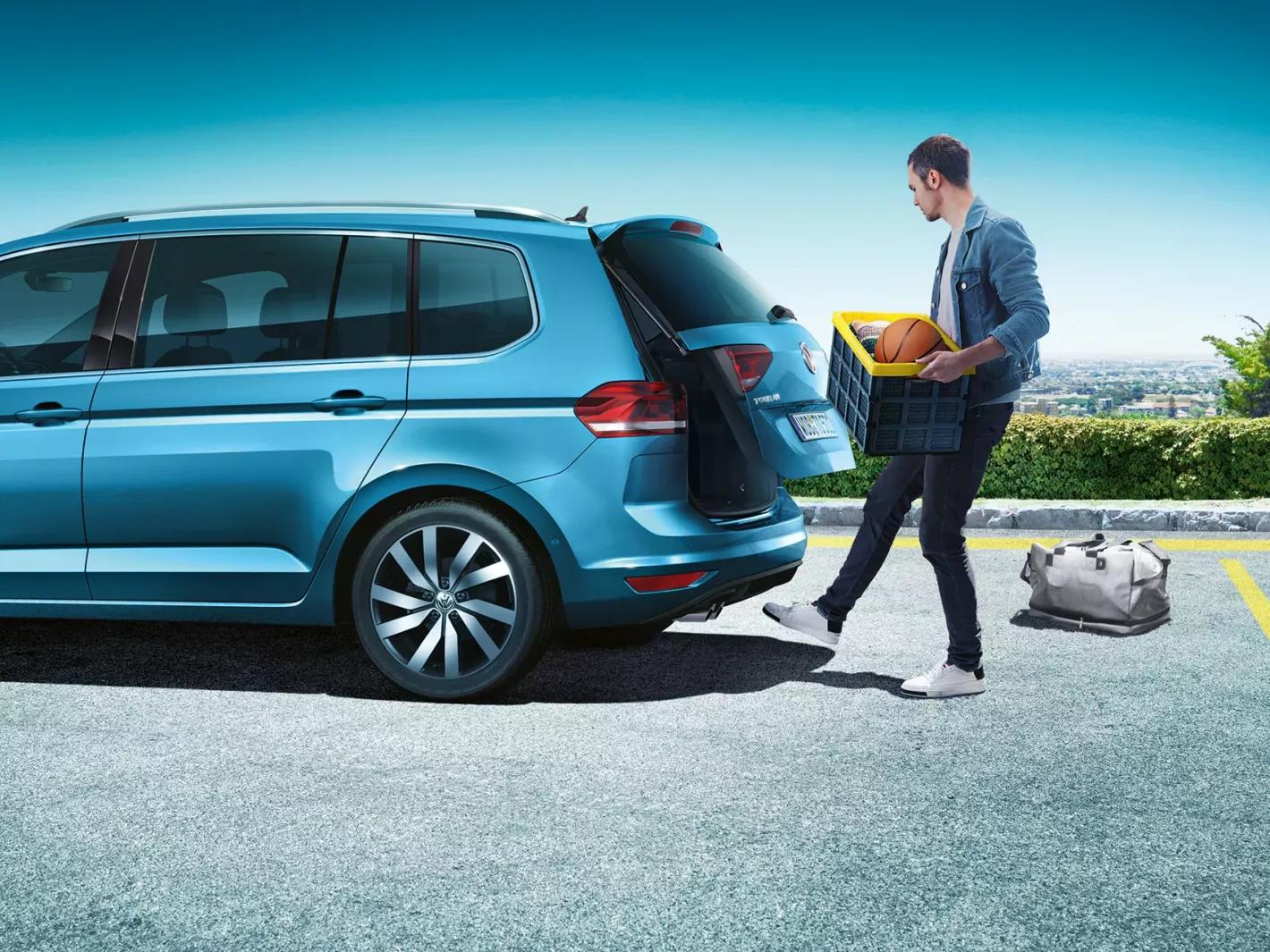 Volkswagen Touran koffer openen