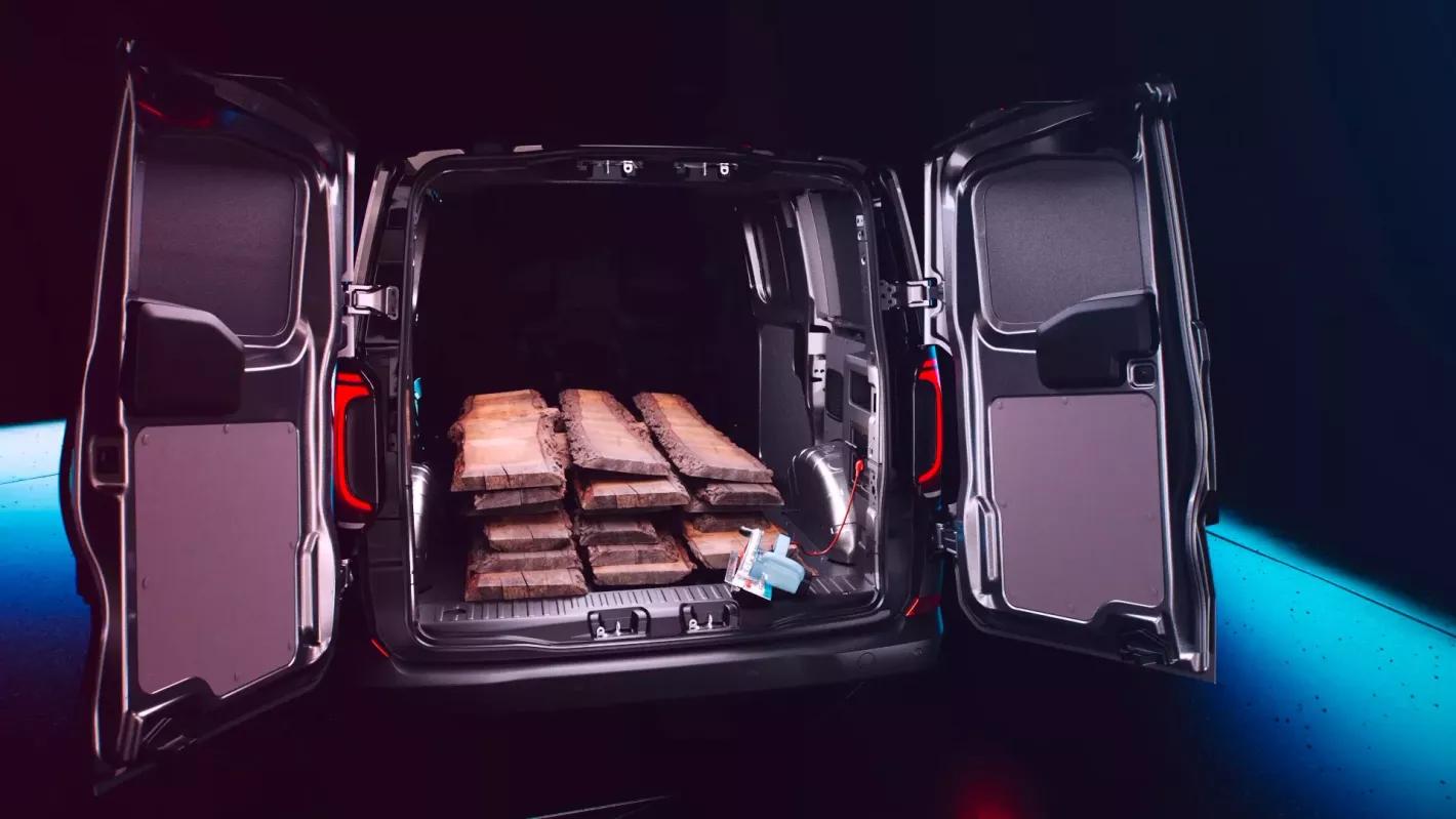 Volkswagen e-transporter kofferbak