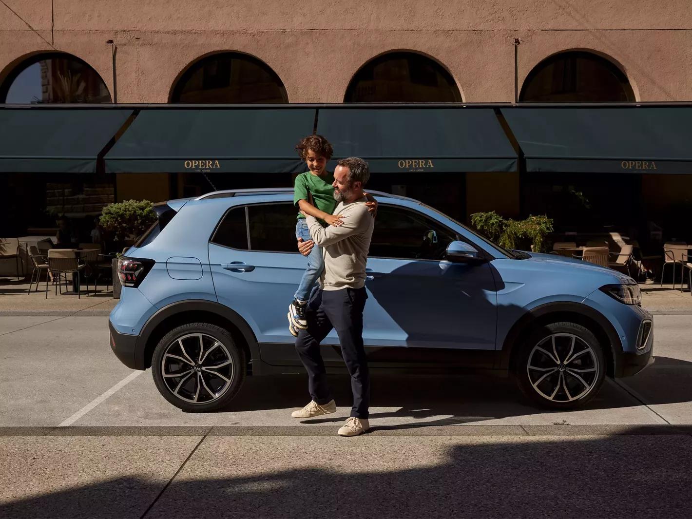 Zijkant Volkswagen T-Cross